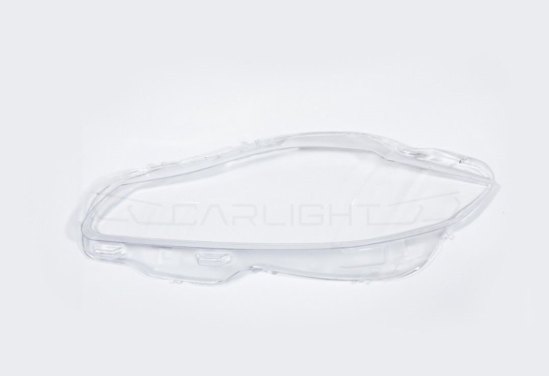 Jaguar XJ 2009 - 2019 Headlight Glass Lens Cover Left Passenger Side + Manual