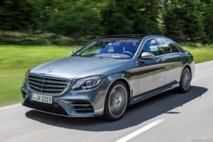 Mercedes S Class W222 LCI 2017 – 2021 Headlight GLASS Lens Cover Driver Side + Manual