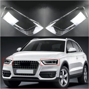Audi Q3 2010 – 2014 Headlight Glass Lens Cover Left + Manual