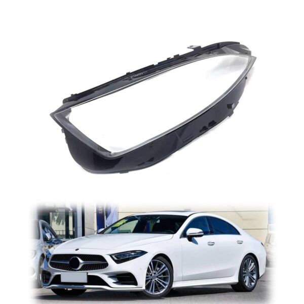 Mercedes CLS W257 Headlight Glass Lens Cover Left Passenger Side + Manual - Image 3