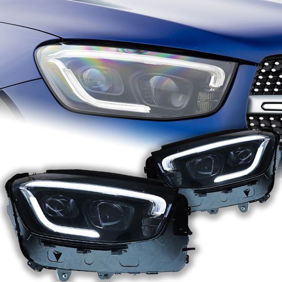Mercedes GLC W253 2016-2019 Headlight Glass Lens Cover Left Passeng Side + Manual - Image 3