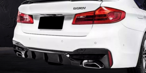BMW 5 Serie G30 LCI 2020 AeroTech Body Kit Front Splitter Side Skirts Grill - Image 4