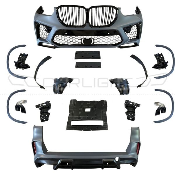 BMW X5 G05 Body Kit Real M Look M Bumper M Grill M Diffuser Wings Attachments - Image 2