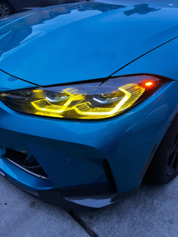 BMW 4 series G22 G80 G81 G82 G83 Yellow Amber DRL for LASER Headlights - Image 6
