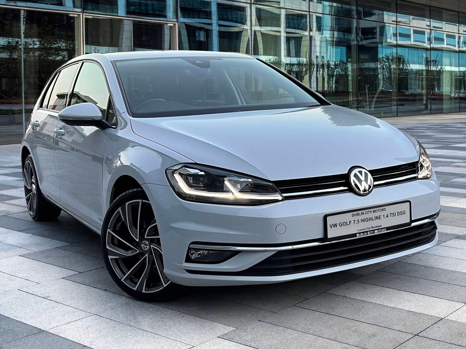 VW GOLF 7.5 2017-2019 Headlight Glass Lens Cover Right Driver Side +Manual - Image 2