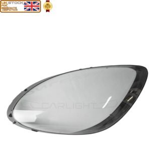 Porsche 718 Cayman 2016-2020 Headlight Glass Lens Cover Left Passenger Side